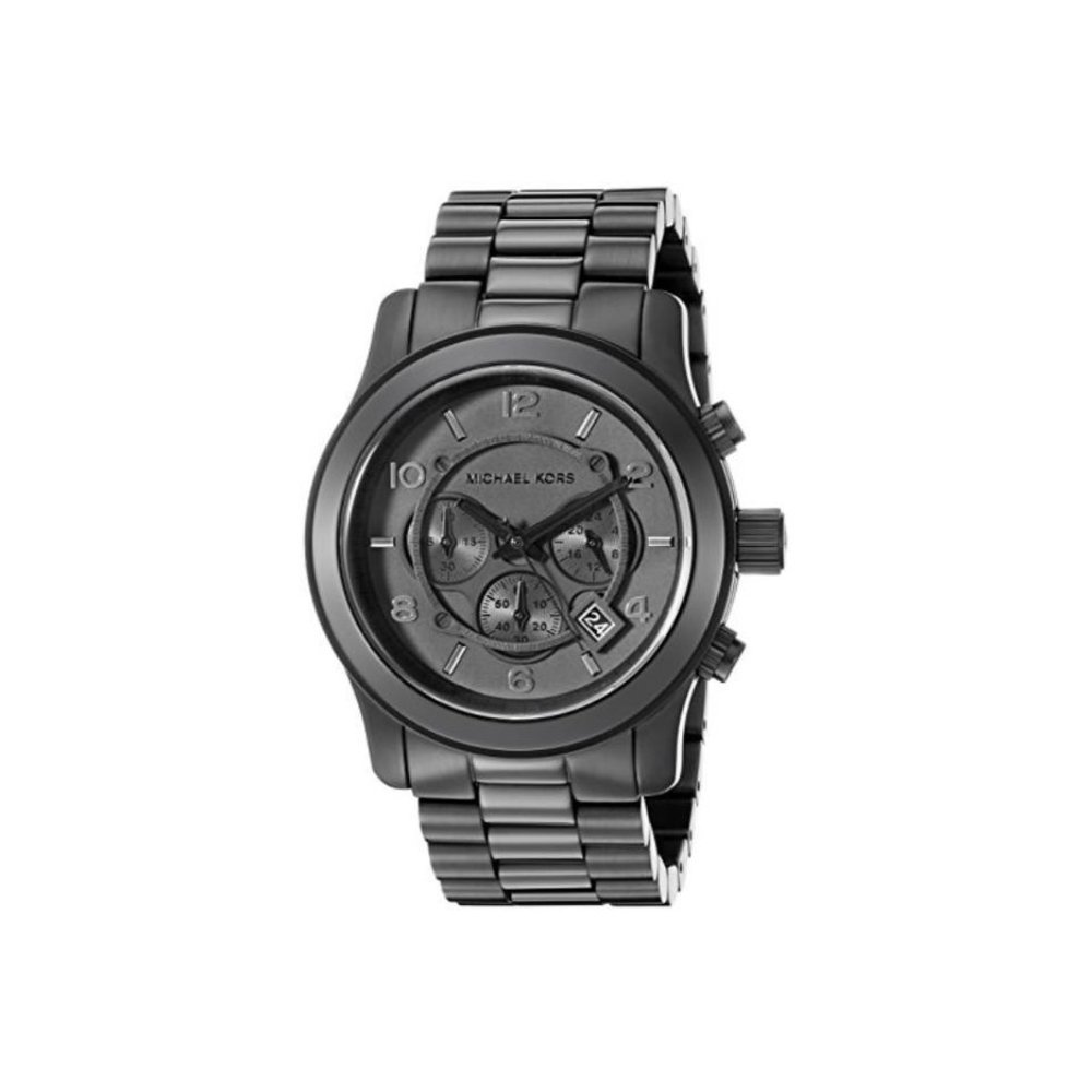 Michael Kors Oversized Runway Black Tone Watch